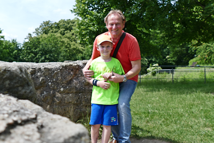 mit meinem Sohn