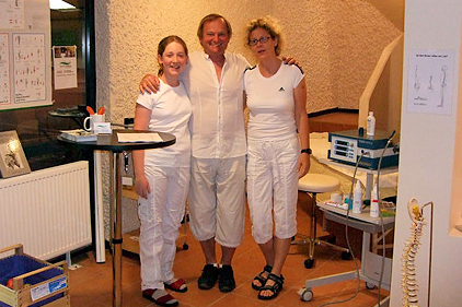 mit Ehefrau und Tochter