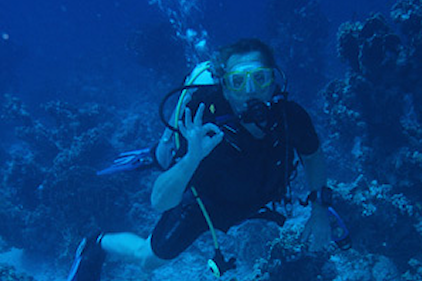 Beim Tauchgang im Roten Meer